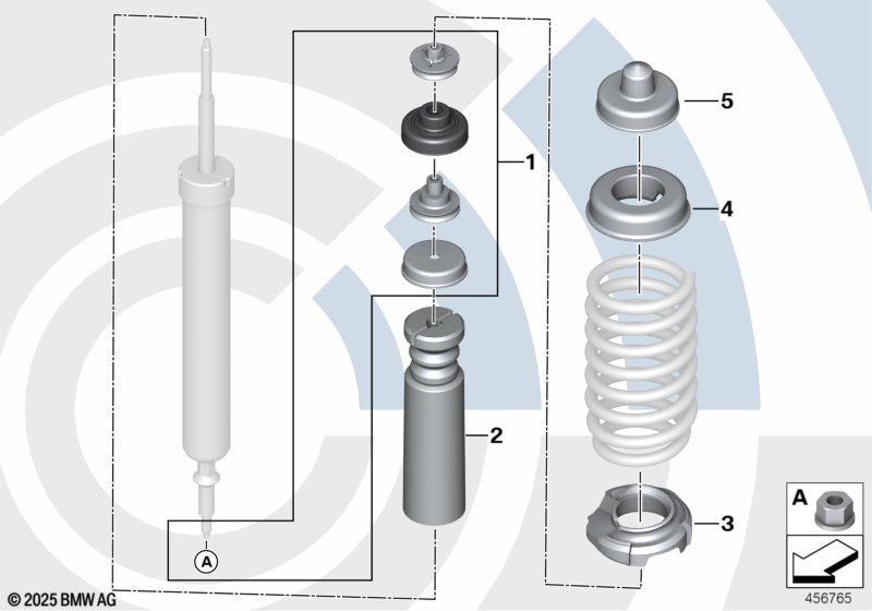 Genuine BMW 33522409705 E84 Repair Kit For Support Bearing VALUE LINE (Inc. X1) | ML Performance EU Car Parts