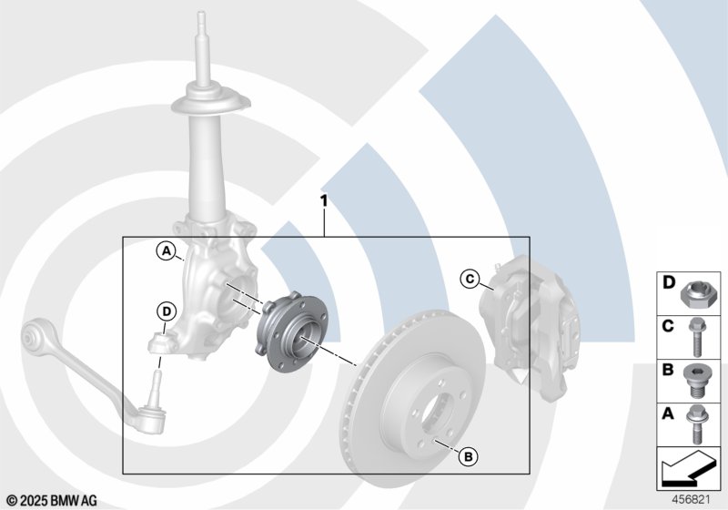 Genuine BMW 31222409786 E84 Repair Kit, Wheel Bearing, Front VALUE LINE (Inc. X1) | ML Performance UK Car Parts