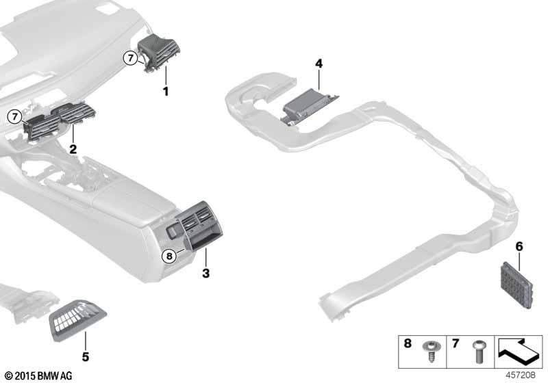 Genuine BMW 51477390747 G11 G12 Cover, Air Duct, Rear Compartment, Left SCHWARZ (Inc. 750Li, 750LiX 4.4 & 740iX) | ML Performance UK Car Parts