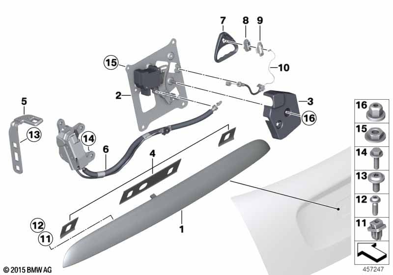 Trunk lid/closing system