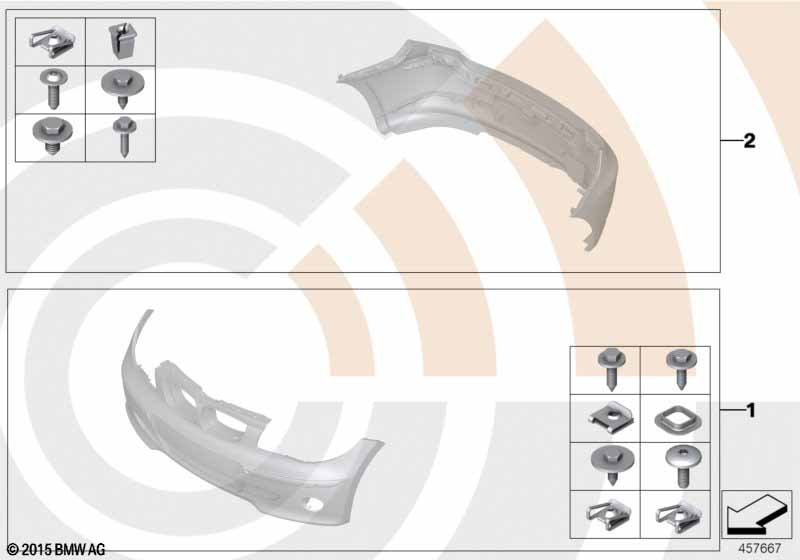 Installation kit, bumper