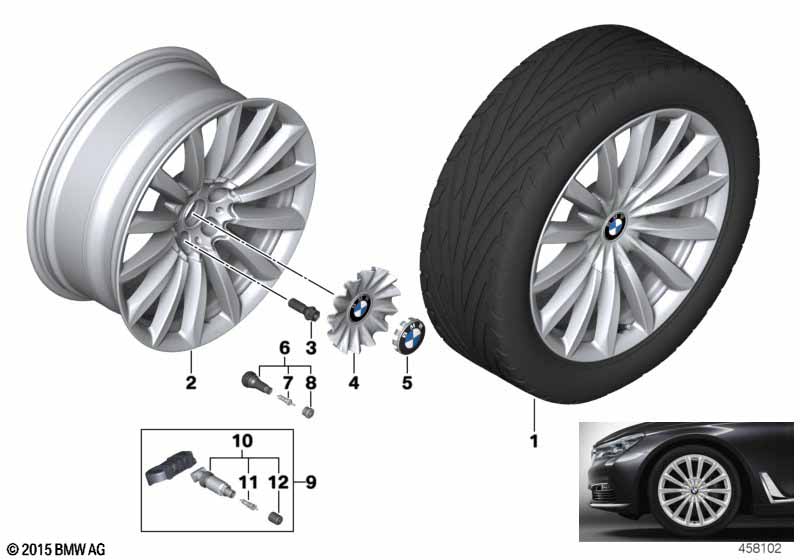 BMW LA wheel V-Spoke 620 - 19''
