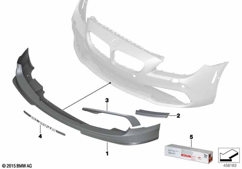 Genuine BMW 51117990047 F06 Finisher, Rod, Left ALPINA (Inc. ALPINA B6) | ML Performance UK Car Parts
