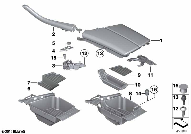 Genuine BMW 51169206724 F10 F11 Insert Mat, Storage Compartment (Inc. 535d, 520d ed & 525dX) | ML Performance UK Car Parts
