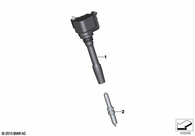 Ignition coil/spark plug