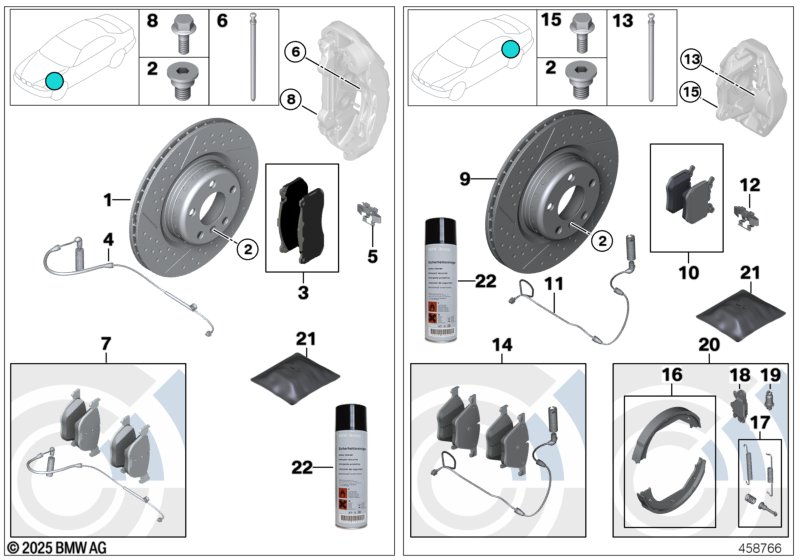 Genuine BMW 34116778647 E82 E88 Brake Disc, Lightweight, Ventilated 338X26 (Inc. 135i) | ML Performance UK Car Parts