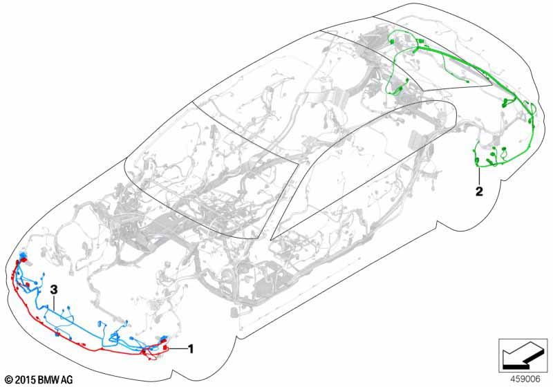 Genuine BMW 61128707050 F90 Wiring Harness, Front End (Inc. M5) | ML Performance UK Car Parts