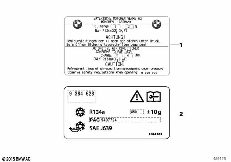 Genuine BMW 71239193353 Label, Coolant 900+/-10G (Inc. 740i, 730Li & 750Li) | ML Performance EU Car Parts