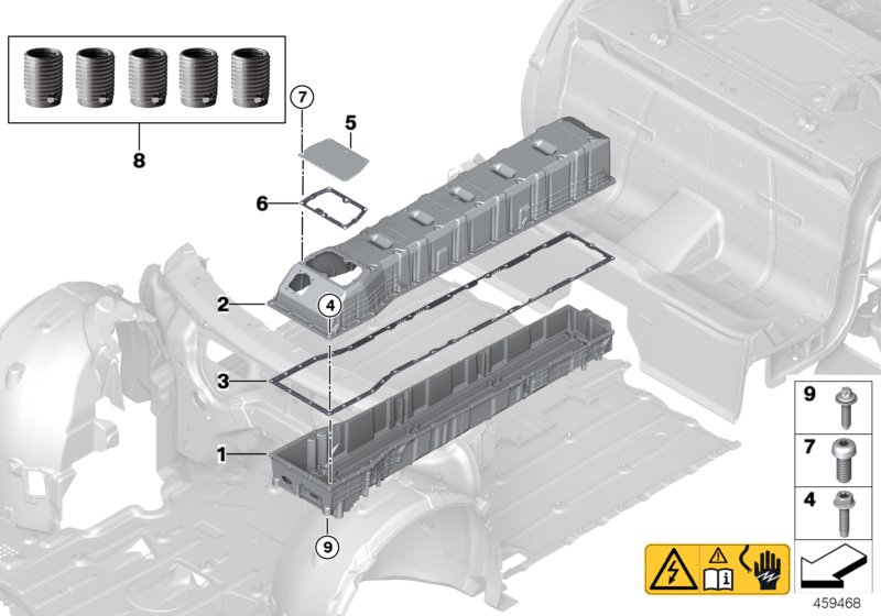 Genuine BMW 61278610481 I15 Seal For Hv Battery (Inc. i8) | ML Performance UK Car Parts