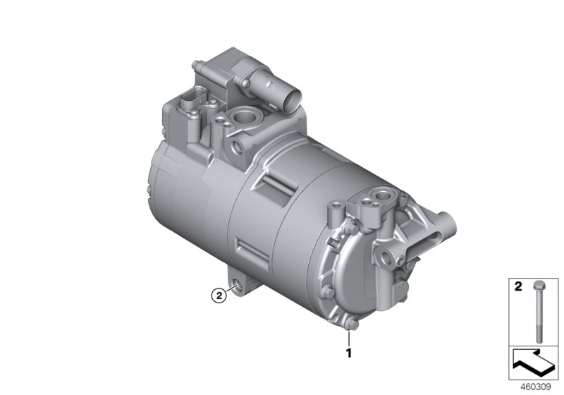 Genuine BMW Mini 64529496106 G12 F15 G11 Electric A/C Compressor (Inc. 740eX, 330e & 530eX) | ML Performance UK Car Parts