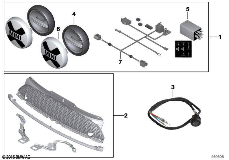 Genuine BMW Mini 63122289191 R56 Control Module, Led Additional Headlight SAE (Inc. Cooper, Coop.S BEV & Cooper SE ALL4) | ML Performance EU Car Parts