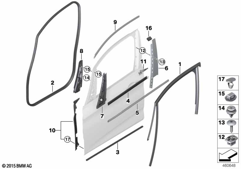 Genuine BMW 51337403788 Corner Moulding, Interior Right HIFI (Inc. 218d, 220i & 216i) | ML Performance UK Car Parts