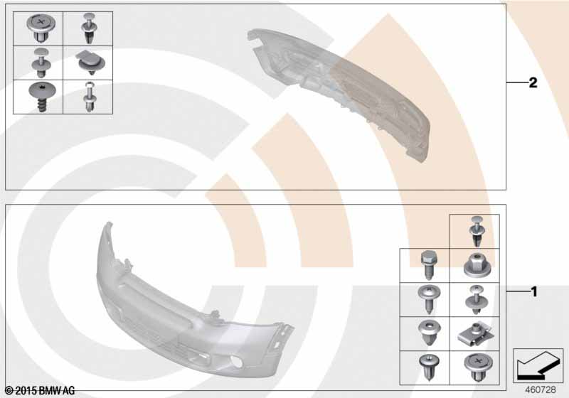 Installation kit, bumper