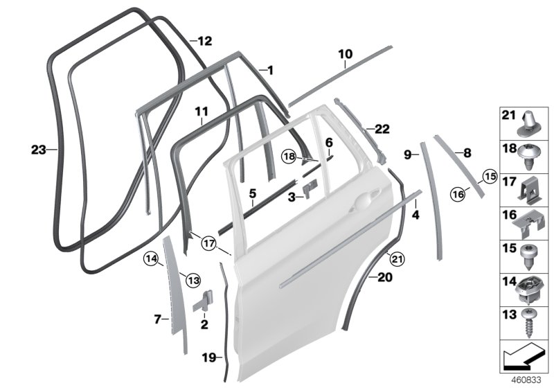 Genuine BMW 51767318510 Sealing, B-Column, Bottom Right | Duco Car Parts UK Car Parts