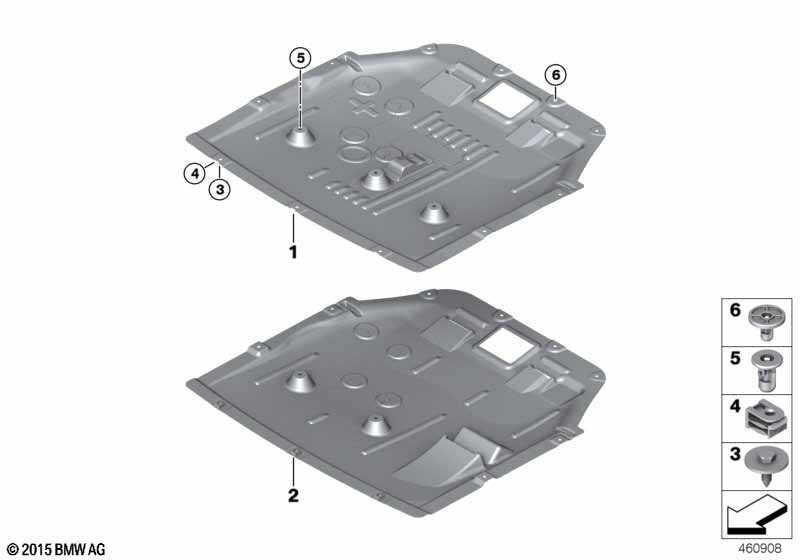 Underhood shield