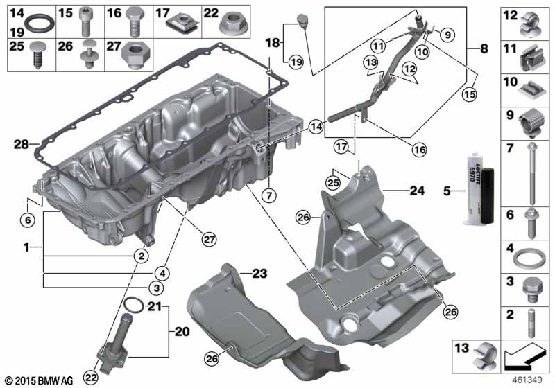 Genuine BMW 11438515682 F15 F16 Dipstick (Inc. X5 M50dX & X6 M50dX) | ML Performance UK Car Parts