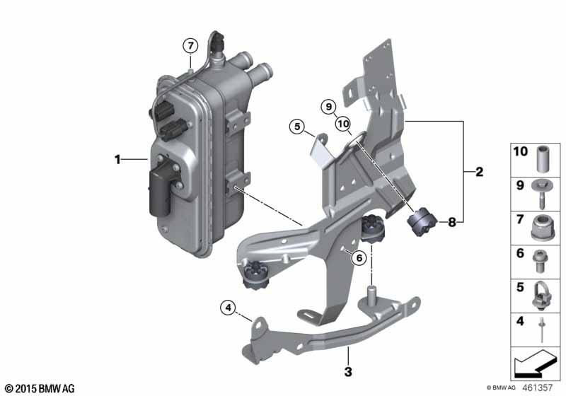 Genuine BMW 64126827184 F30 Flow Heater Electr. (Inc. 330e) | ML Performance UK Car Parts