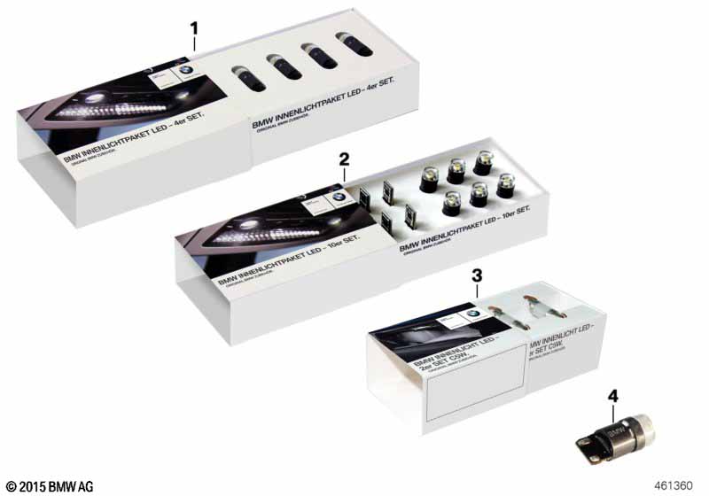 LED paket vnitřního osvětlení