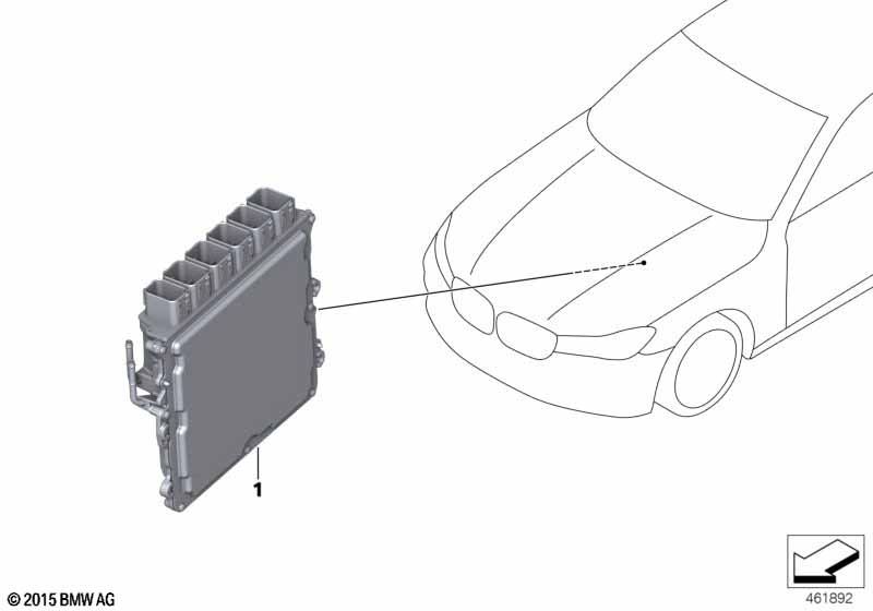 Genuine BMW 12148489447 G12 G11 G30 Basic Cotrol Unit Dme DME 880 (Inc. 750LiX 4.4, M550iX & 750i) | ML Performance EU Car Parts