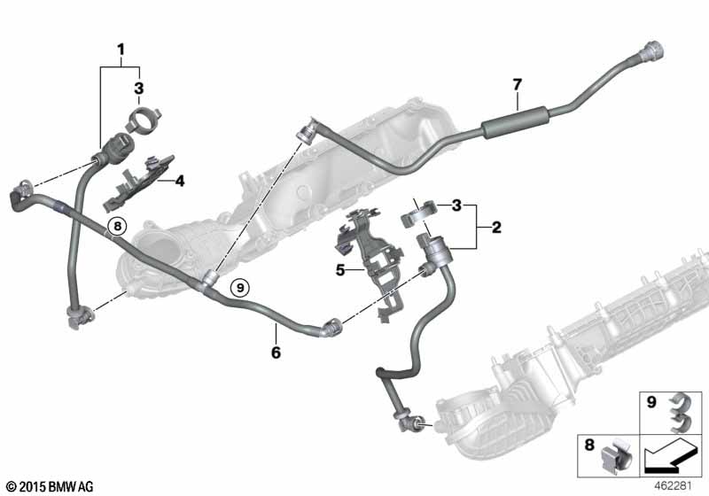 Genuine BMW 17518636369 G12 G30 G11 Holder ZYL. 5-8 (Inc. 750i, 750LiX 4.4 & 750LiX 4.0) | ML Performance UK Car Parts