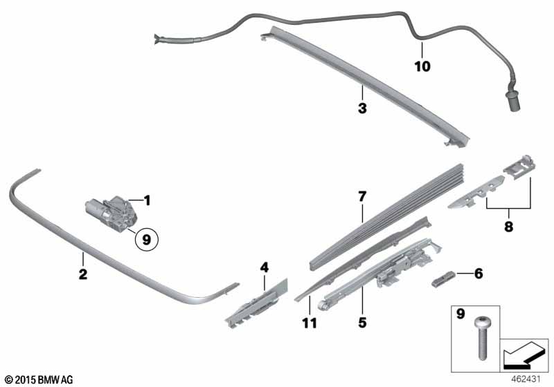 Genuine BMW 54107181949 Water Outlet Hose Rear L=1443 (Inc. 750LiX 4.0, 760Li & 740LdX) | ML Performance EU Car Parts