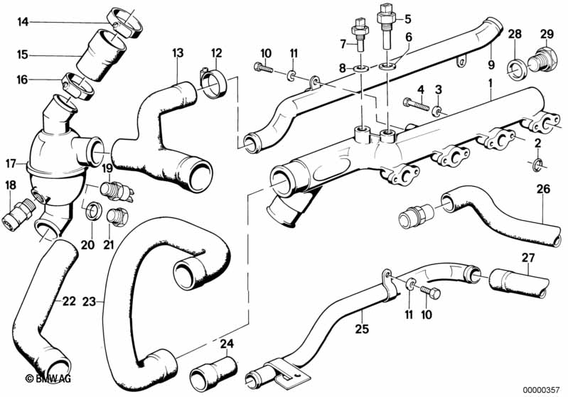 Genuine BMW 11531315537 E30 Thermostat 80CEL (Inc. M3) | Duco Car Parts UK Car Parts