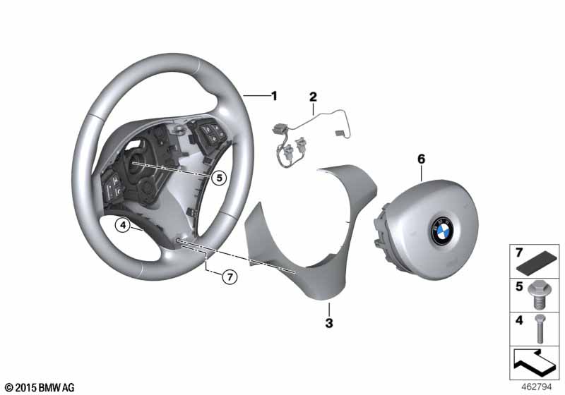 Airbag sports steering wheel