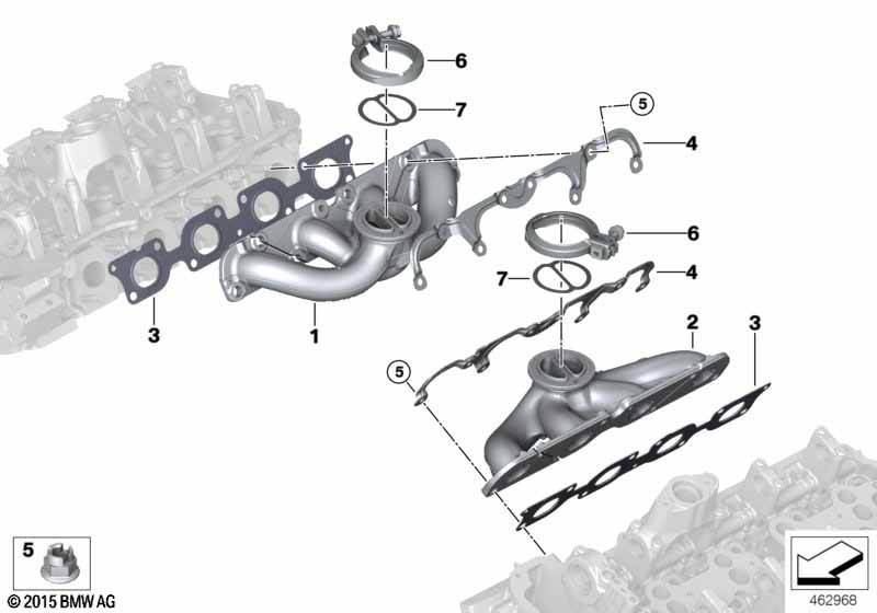 Genuine BMW 11658088736 F91 G06 F93 Screw Clamp 80mm (Inc. X5 M50iX, M8 & 750iX) | ML Performance UK Car Parts