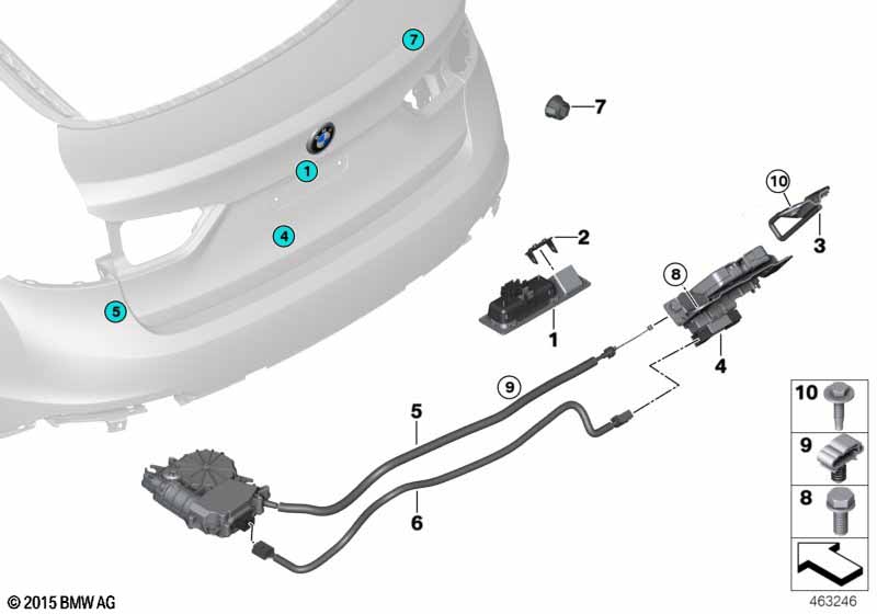 Trunk lid/closing system