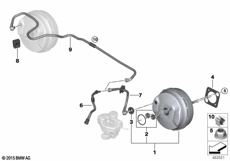 Genuine BMW 34336874526 G30 G31 Repair Kit Power Brake Unit (Inc. 530eX, 530e & 520dX) | ML Performance EU Car Parts