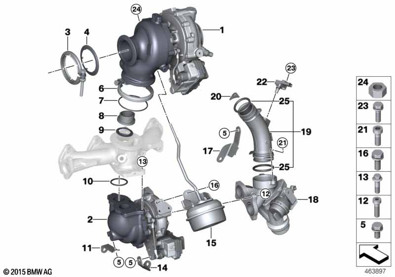Genuine BMW 11658592302 F39 O-Ring 32X2,5 (Inc. X2 25dX) | ML Performance UK Car Parts