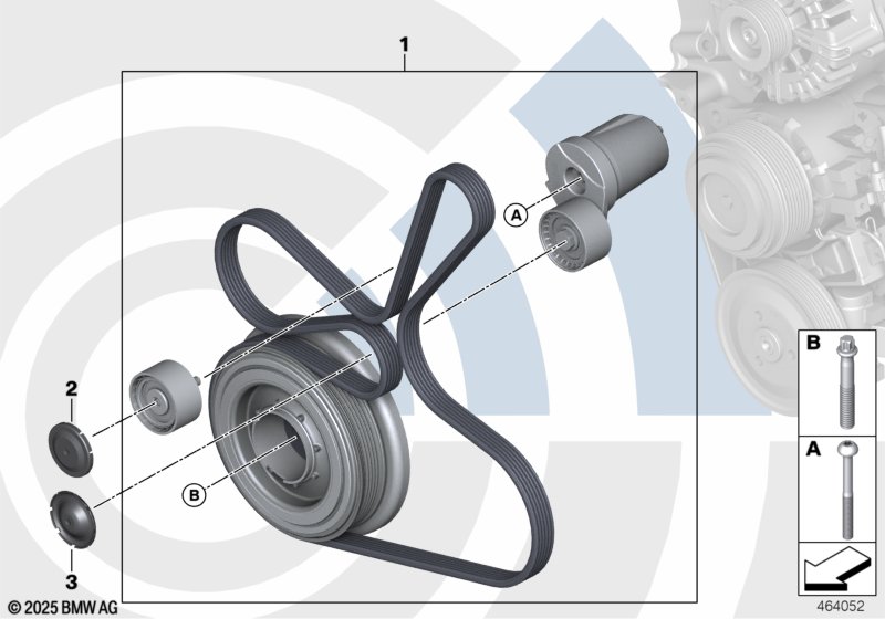 Rep. kit, drivebelt assembly,Value Line