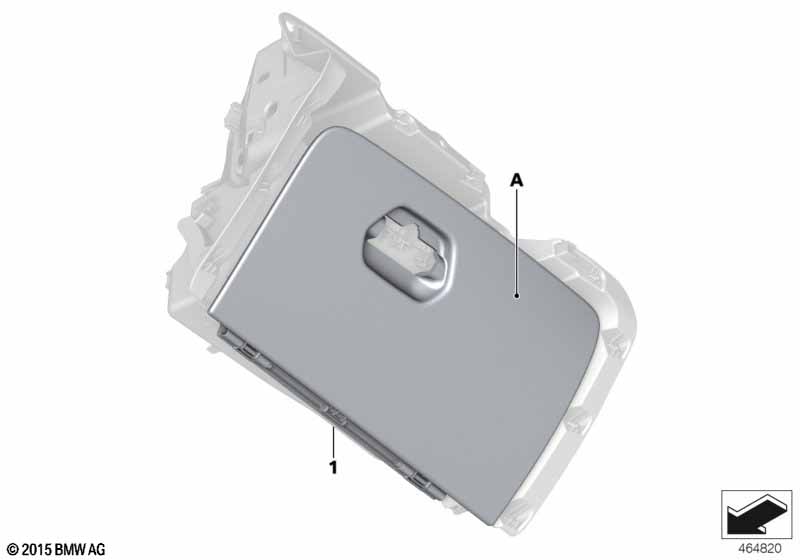 Genuine BMW 51167991186 G11 G12 Lid, Glove Box, Leather INDIVIDUAL (Inc. 740eX, 725Ld & 730Li) | ML Performance EU Car Parts