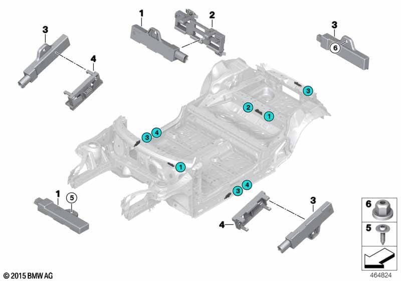 Single parts, antenna, Comfort access