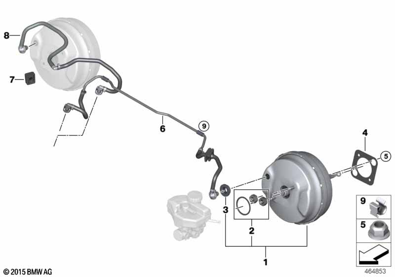 Power brake unit depression