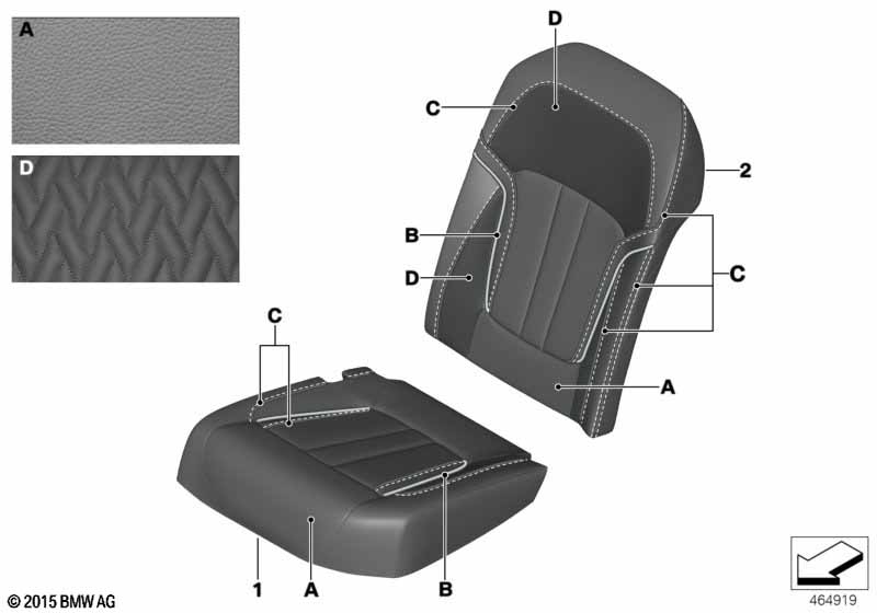 Individual cover rear comfort seat