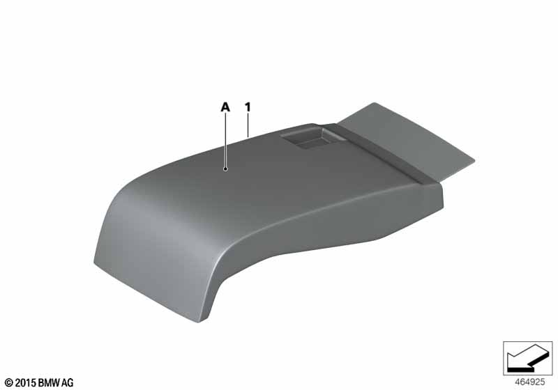 Genuine BMW 52207989915 G11 G12 Cover, Rear Seat, Leather, Middle INDIVIDUAL (Inc. 740LdX, 750Li & 740e) | ML Performance EU Car Parts