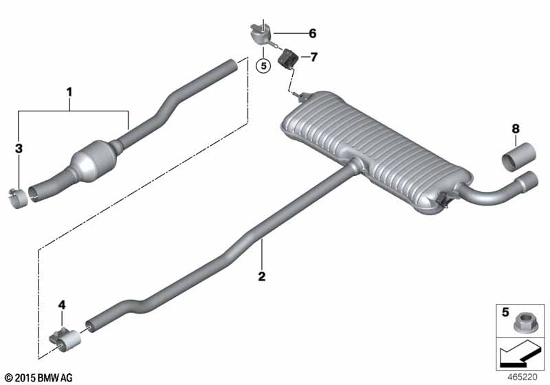 Genuine BMW 18307560777 E36 Clamping Bush D=50mm (Inc. X3 3.0si, 325ti & 318tds) | ML Performance UK Car Parts