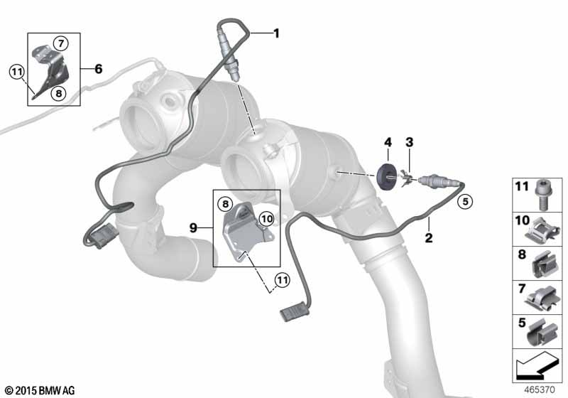 Genuine BMW 11788632678 G14 G11 G05 Fixing Clamp (Inc. 750LiX 4.0, M550iX & X7 M50iX) | ML Performance UK Car Parts