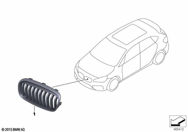 M Performance grille de calandre