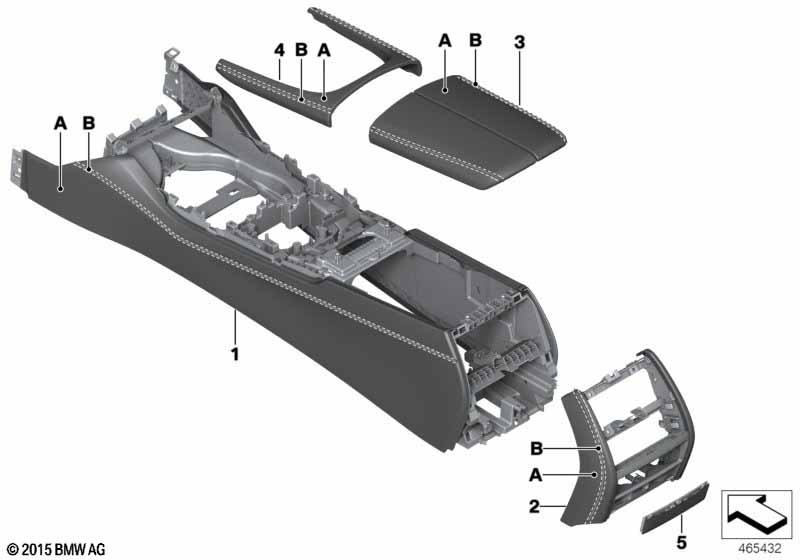 Individual center console
