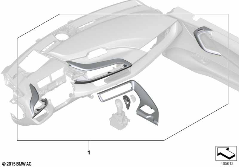 Genuine BMW 51952412960 Interior Moldings Carbon (Inc. i8) | ML Performance EU Car Parts