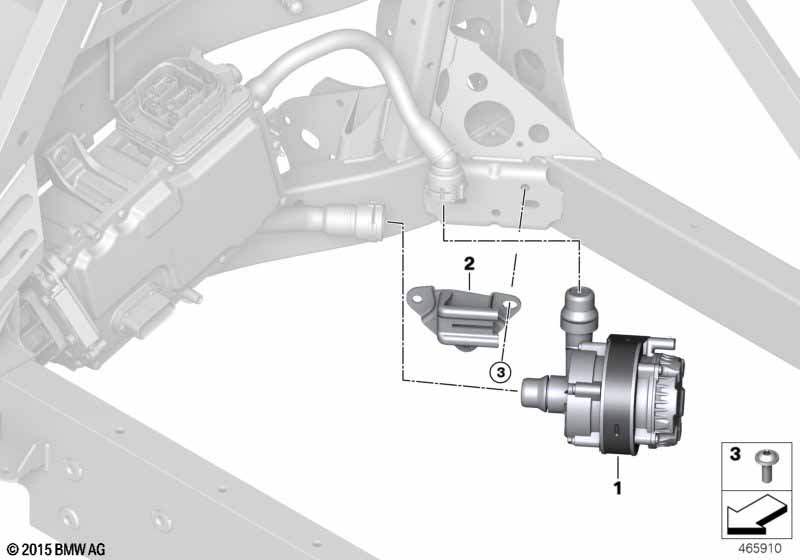 Genuine BMW 11518600446 Bracket For Auxiliary Water Pump (Inc. i8) | ML Performance UK Car Parts