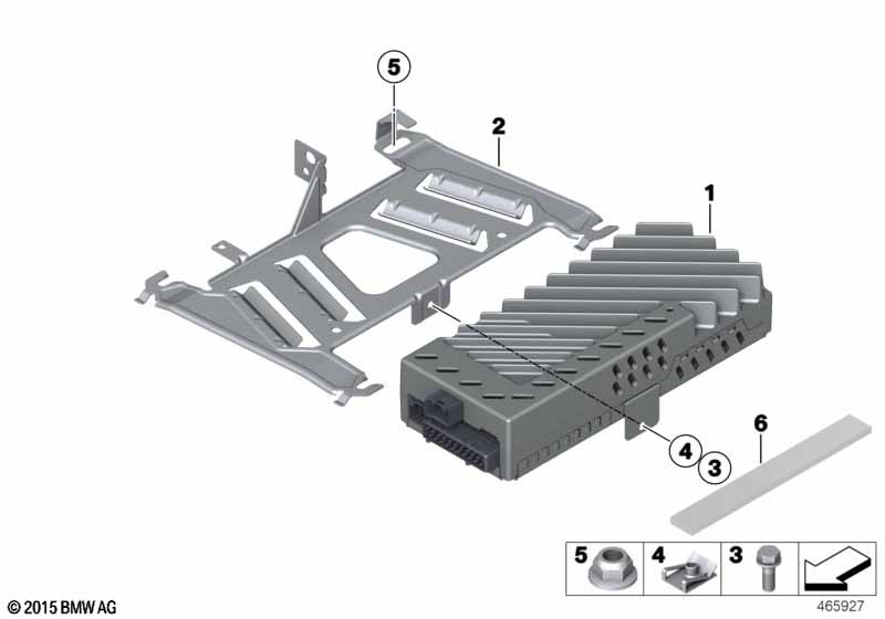 Genuine BMW 65122622761 F39 Amplifier Hifi System (Inc. X2) | ML Performance EU Car Parts