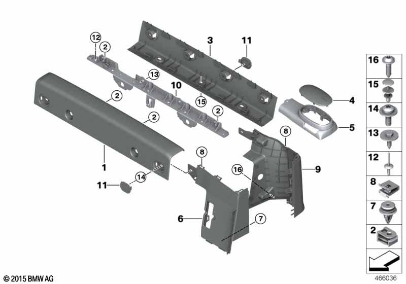 Trim panel roll bar