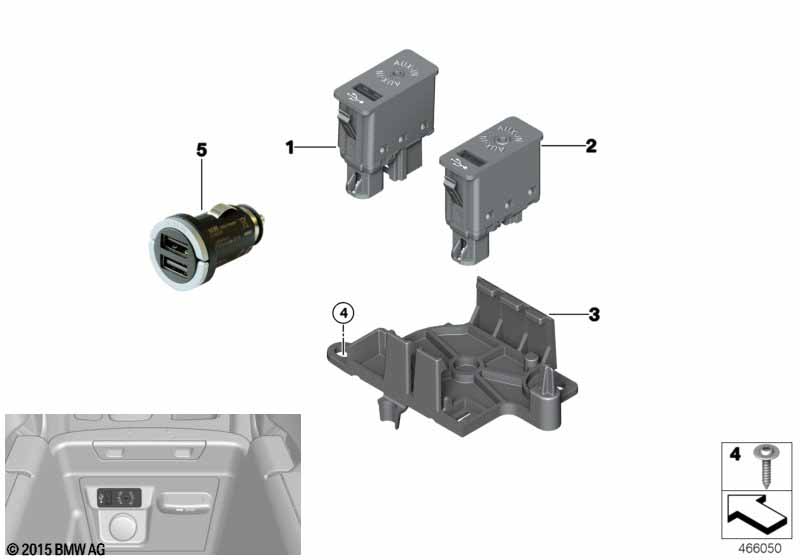 USB/AUX-IN socket
