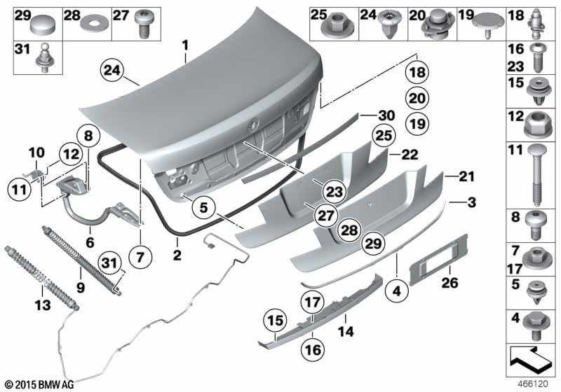Genuine BMW 07149204857 Clip (Inc. 750i, Alpina B7X & 760i) | ML Performance UK Car Parts