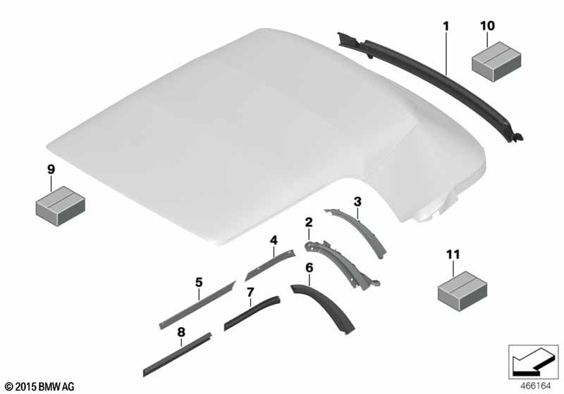 Convertible top seals