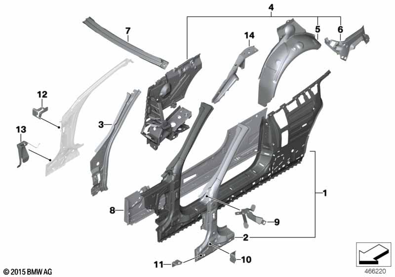Body-side frame