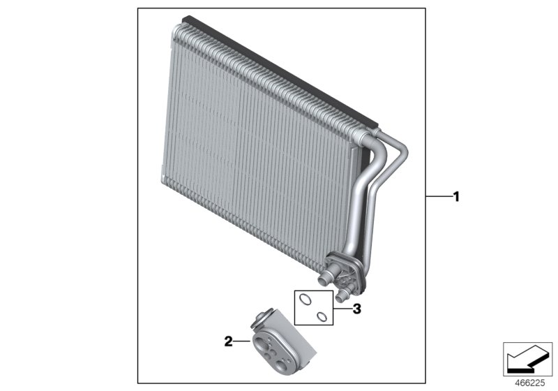 Genuine BMW 64116975553 F80 F23 F31 Evaporator (Inc. 430iX, 330dX & 430dX) | ML Performance UK Car Parts